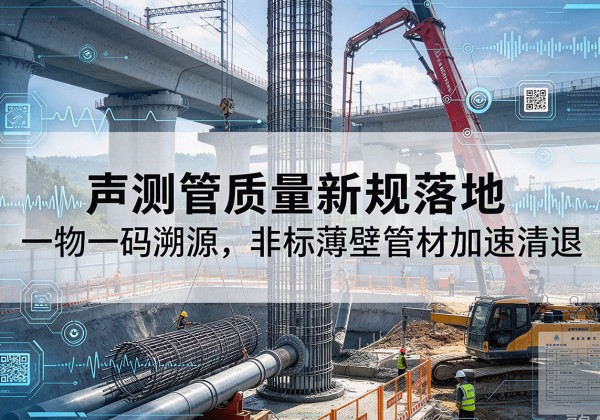 宁江声测管质量新规落地，一物一码溯源，非标薄壁管材加速清退