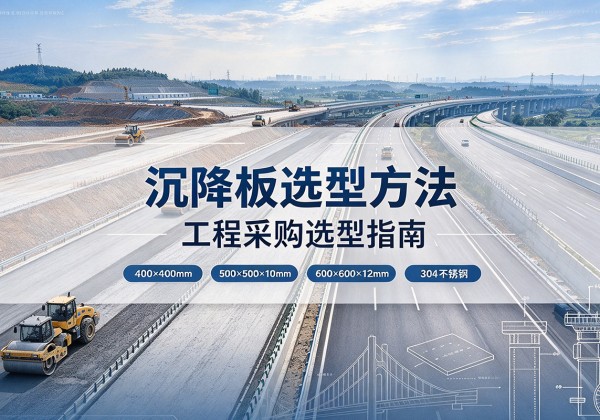 宁江沉降板选择方法